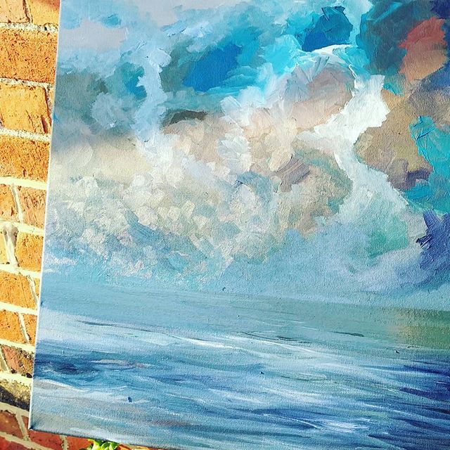 In progress #seascapepainter #seascapepainting #bluesea #blueandblack #portogallo🇵🇹 #portland #strong #stroud #bristol #artxxl #englishart #italianart #italianartist #myself #mydreamareyou #artabstract #london_enthusiast #artistcouture #miamiflorida #za… ift.tt/2XPWp9F