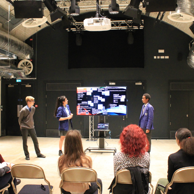 BatterseaPwrStn's tweet photo. We are delighted to have been involved in the CREST award programme, which has been delivered by @MaceGroup at @SJBC_London. Congratulations to all the students who took part and delivered some very impressive presentations! #poweredbypositive https://t.co/xovqprYMJa