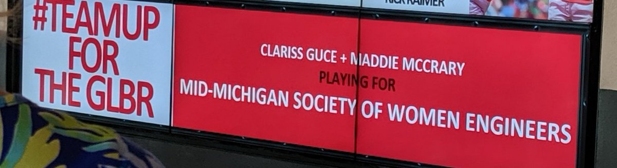 MidMichiganSWE's tweet photo. Excited to #TeamUp with @maddiekmccrary and Clariss Guce for the Dow GLBI! We think you're SWEet! https://t.co/cukxCYIaeF