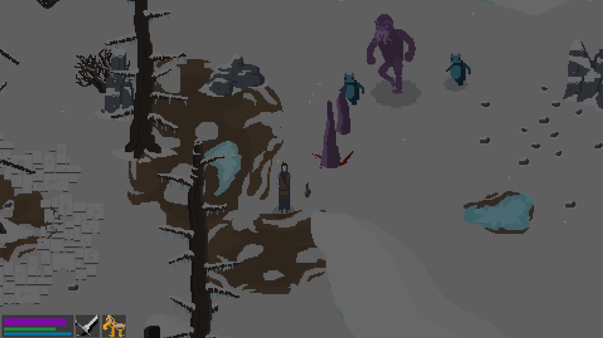 N000mad's tweet photo. Elden: Path of the Forgotten

"A Medieval Cosmic Horror, focusing on storytelling through non-traditional indirect methods and reactive combat."

@EldenTheGame 
by @OneratGames and @AnotherIndieS 
#indiegame #indiedev #gamedev #screenshotsaturday #horror #pixelart https://t.co/SvQWZw79bz
