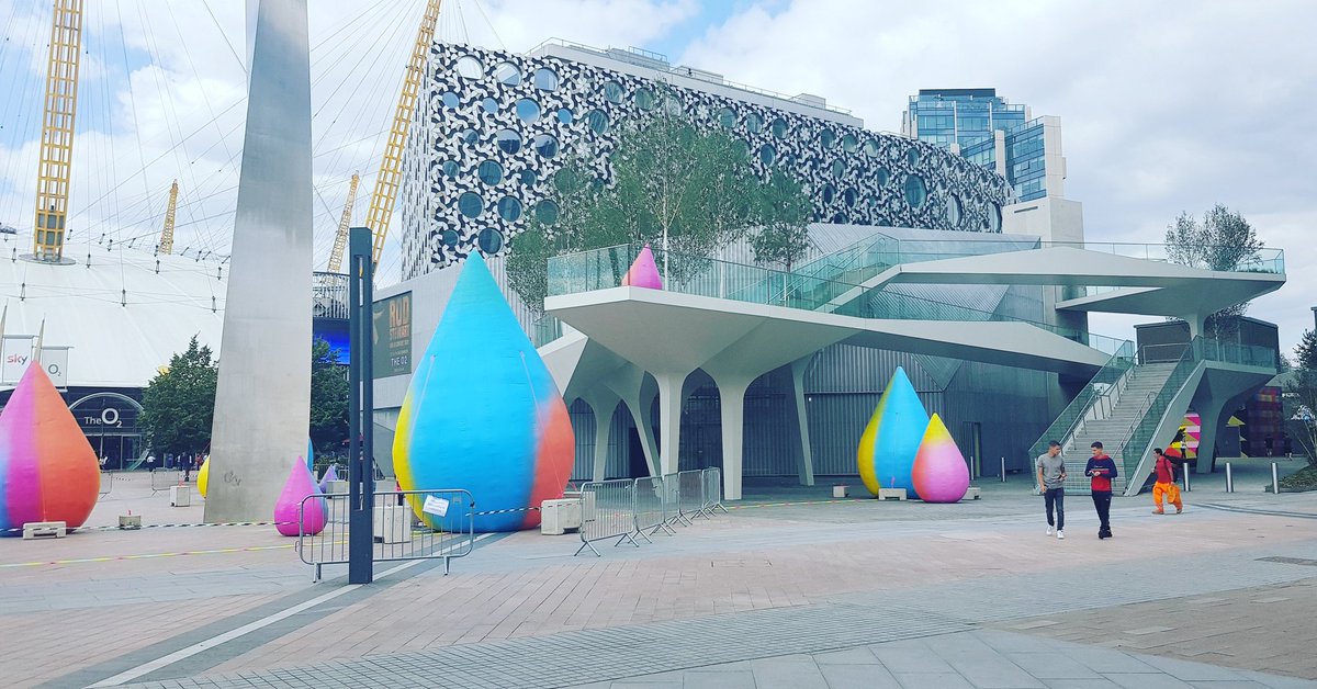 Assemblage_co's tweet photo. Getting ready for #turningtidesfestival to open - London's first linear park #tide  #keeplondoncreative #architecture #urbandesign - part of the #greenwichpeninsula masterplan by  @assemblage_co  #assemblageco #latergram https://t.co/TGExwkETui