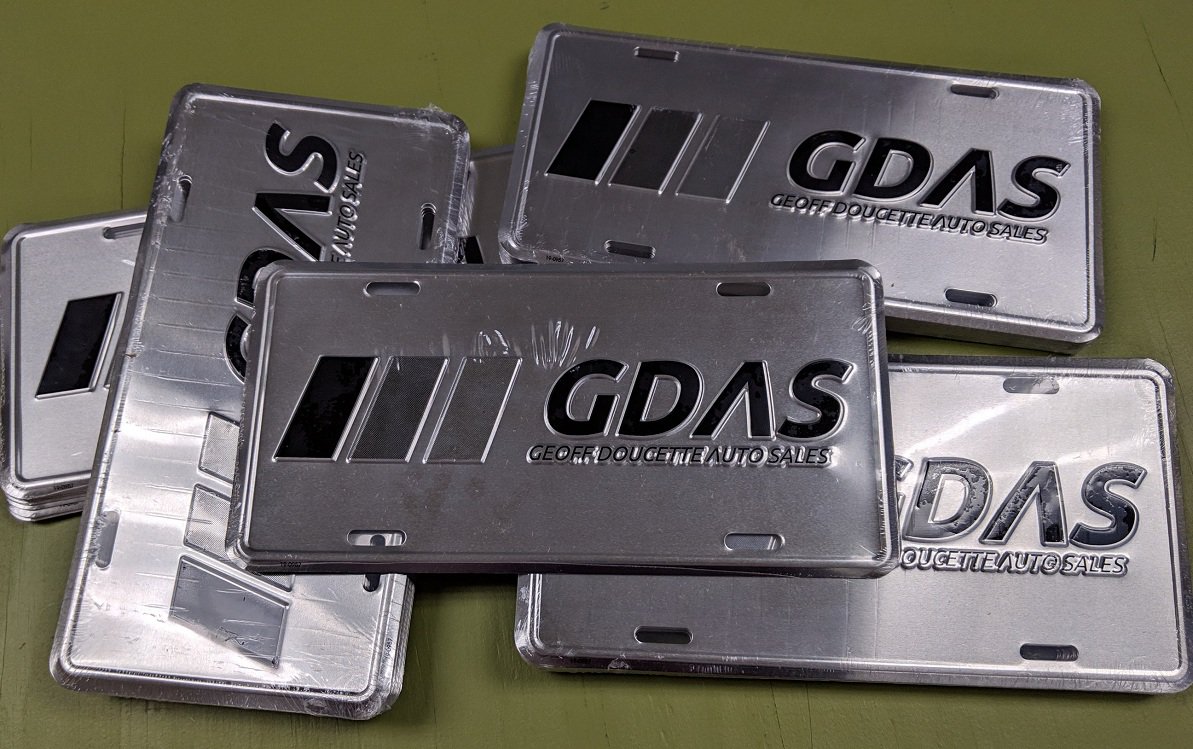 Signs, license plates, and more from one of our favorite promotional product partners -  dixiline.com .  Let us know what you need!