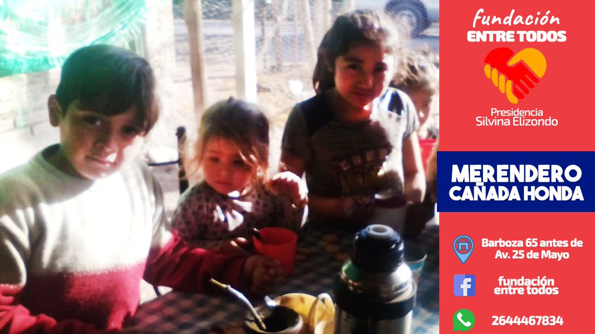 SilElizondoAR's tweet photo. Tarde de #merendero en #ColoniaSur, #CañadaHonda y #MediaAgua.
#fundacionentretodos https://t.co/noDP9lsF7U