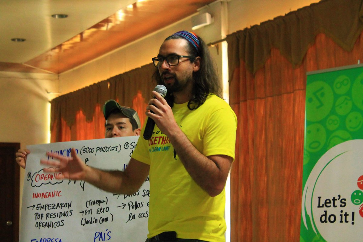 LetsDoItSV's tweet photo. Equipos integrados por representantes de diferentes países y las instituciones identificaron y diseñaron propuestas #ZeroWaste de aplicación en diferentes espacios de conviviencia, desde hogares, escuelas, empresas, municipalidades y gobiernos. Alineado al #KeepItCleanPlan. https://t.co/7G6OpIHmh6