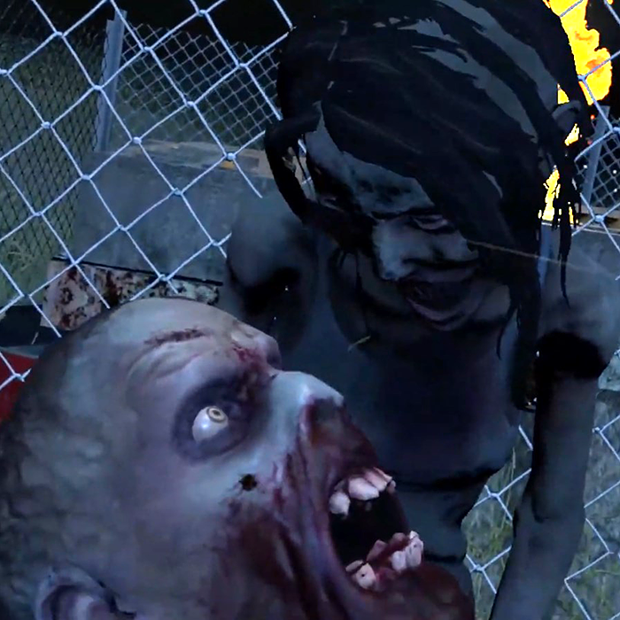 PixAfterPix's tweet photo. Zombies in love? ❤️ Aww that's so sweet... #WIP of #VR #game 🧟‍♂️ Zombie Apocalypse Mini Golf ⛳ Testing #Oculus and #Vive - all seems good.

#gamedev #indiegame #indiedev #indiegames #madewithunity #VRgaming #golf #zombieapocalypse #zombie #WalkingDead #screenshotsaturday https://t.co/WTpaTyH8YQ