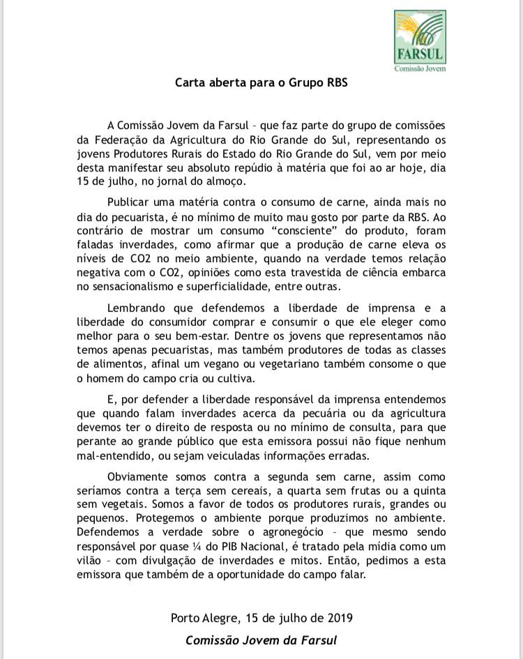 JoseAmelioURF's tweet photo. #SegundaCOMcarne
#SomosAgro
#DiaDoPecuarista
@Farsul 
#Farsul
#RuralJovem
@Grupo_RBS @rbstv @GauchaZH @RdGaucha https://t.co/YSZAOlYUAX