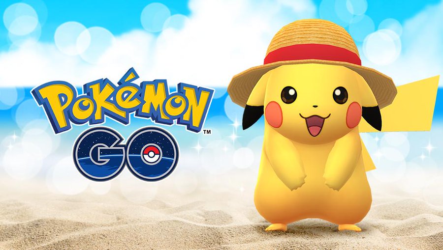 ポケモンgo ワンピースの麦わら帽子ピカチュウが登場 色違いも出現 ゲームウィズ