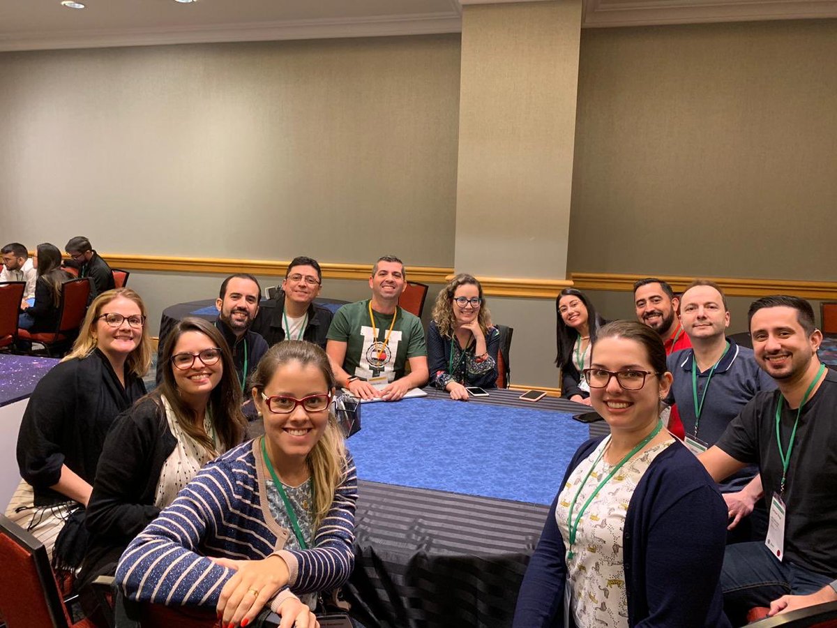 #ADE2019 #AppleEduChat um dia incrível. Parte da equipe Brasil.