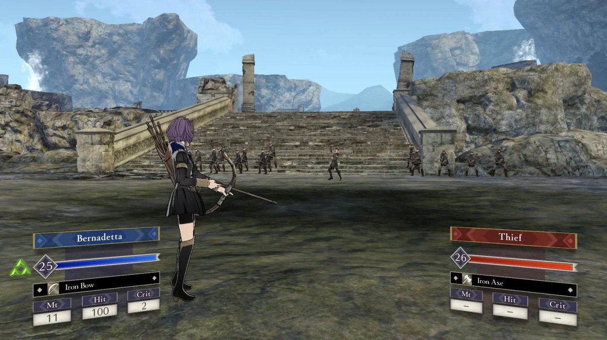 Kotaku's tweet photo. The Fire Emblem: Three Houses battle system is elegant in its complexity: https://t.co/0tDy3SD5R7 https://t.co/VBJZfSCb39