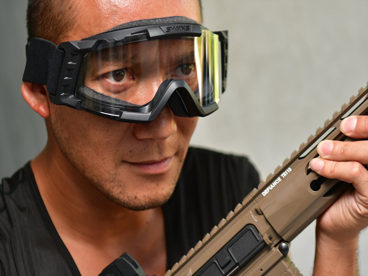 swans タクティカルゴーグル サバゲー デザートサンドカラー SWANS