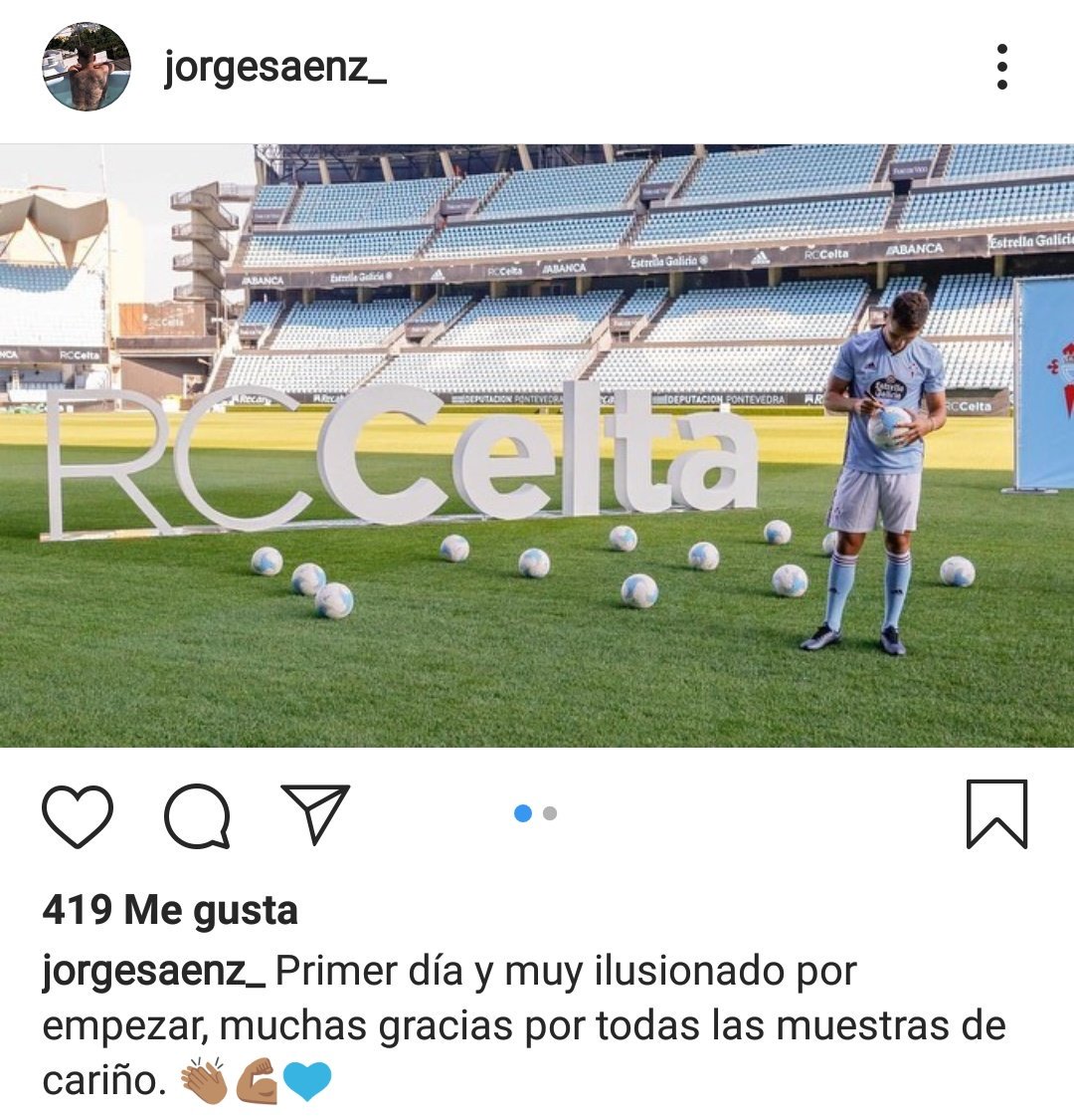 gradaderio's tweet photo. Jorge agradece la bienvenida que le ha brindado el celtismo https://t.co/TPptlb0kqo https://t.co/1yuRFrNDdg