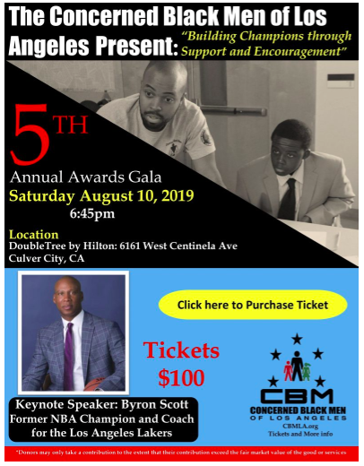 CBMLA_'s tweet photo. [TICKETS AVAILABLE] Purchase your tickets for the 5th Annual Concerned Black Men of Los Angeles Award Gala NOW. Meet some of the extraordinary men and women that continue to help this organization flourish and grow. Click the link for tickets: https://t.co/3QNsjHnwO7 https://t.co/H27774oMUB