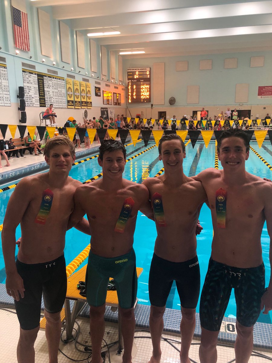 UAMensAquatics's tweet photo. Congrats to our @jakecmeyer @aventresca7 and @AveryVoss1 who were joined by @Jsugar11 of @SC_Aquatics to break our pool record today at Country Club champs! https://t.co/KvbSeUJ3ZQ