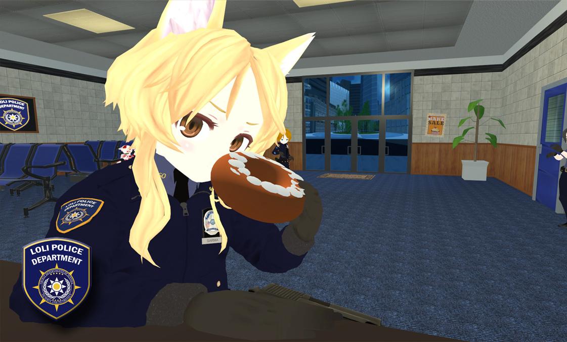 Ekicon research society. Аниме VRCHAT Police. FBI аниме. Аниме тян FBI. Лолли полиция
