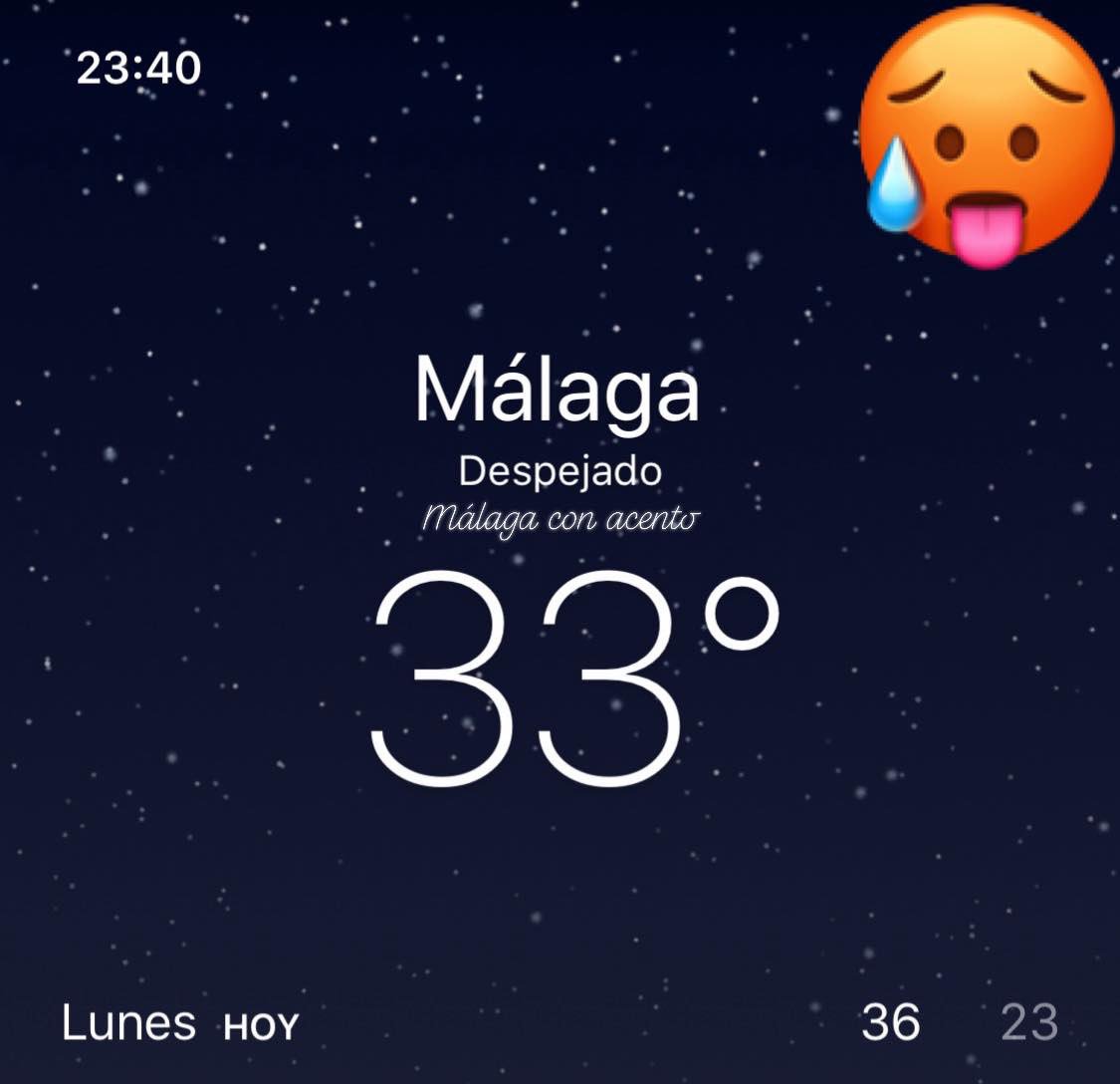 Malagaconacento's tweet photo. #Málaga Así estAmos ... 🥵🥵
#malagaconacento #muchacalor #dormir #dormiresdevalientes #Terral https://t.co/dVcCHvvr2y