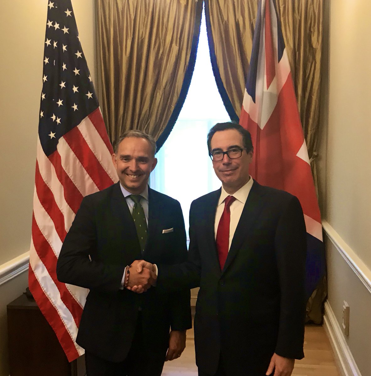 Steven Mnuchin On Twitter Good To Meet Today With U K Cabinet