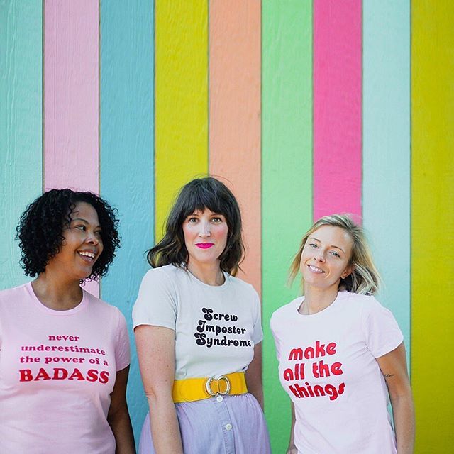 dearhandmadelif's tweet photo. Flaunt your confidence and love of making all the things. These three tees are available in our online shop. Tap the image to order yours today!
.
.
.
.
.
#dearhandmadelife #dhlmerch #makeallthethings #screwimpostersyndrome #badasswomen #badasswoman #nev… https://t.co/R6eXIVDIHU https://t.co/di7oEjlsk6