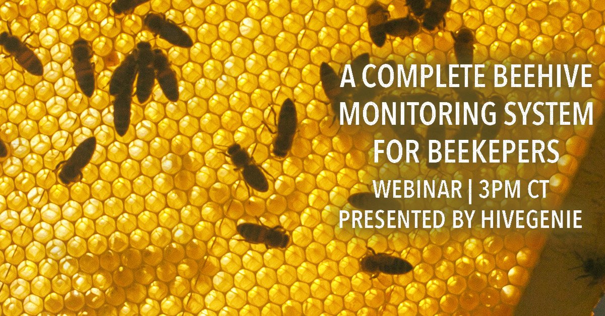 innovationanarc's tweet photo. Learn how one company is bringing the power of technology to help address the worldwide challenges of bee death and colony collapse at 3pm on July 18th — featuring Mario Chapa, founder and CEO of HiveGenie. #beekeeping Register here: https://t.co/1iFPtGeV0Y https://t.co/5kDGMvupB9