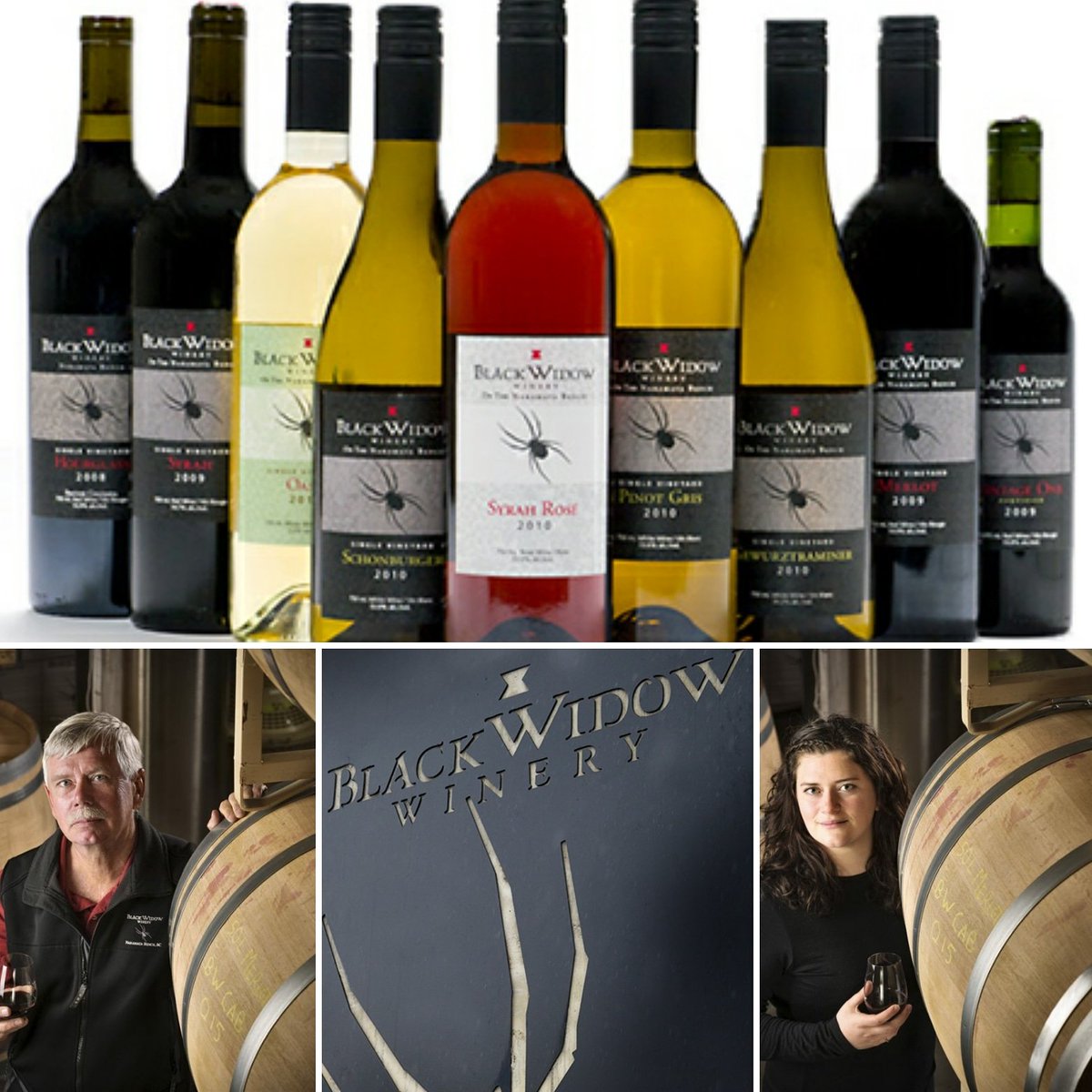 We are thrilled to announce that we are representing <a href="/BlackWidowWine/">Black Widow Winery</a>! Built in Naramata 2006, today their production averages 2,800 cases per year. 
Owned by the Lancaster Family: Winemaker Dick, Asst. Winemaker daughter Shannon. The entire family is involved.
More info soon!