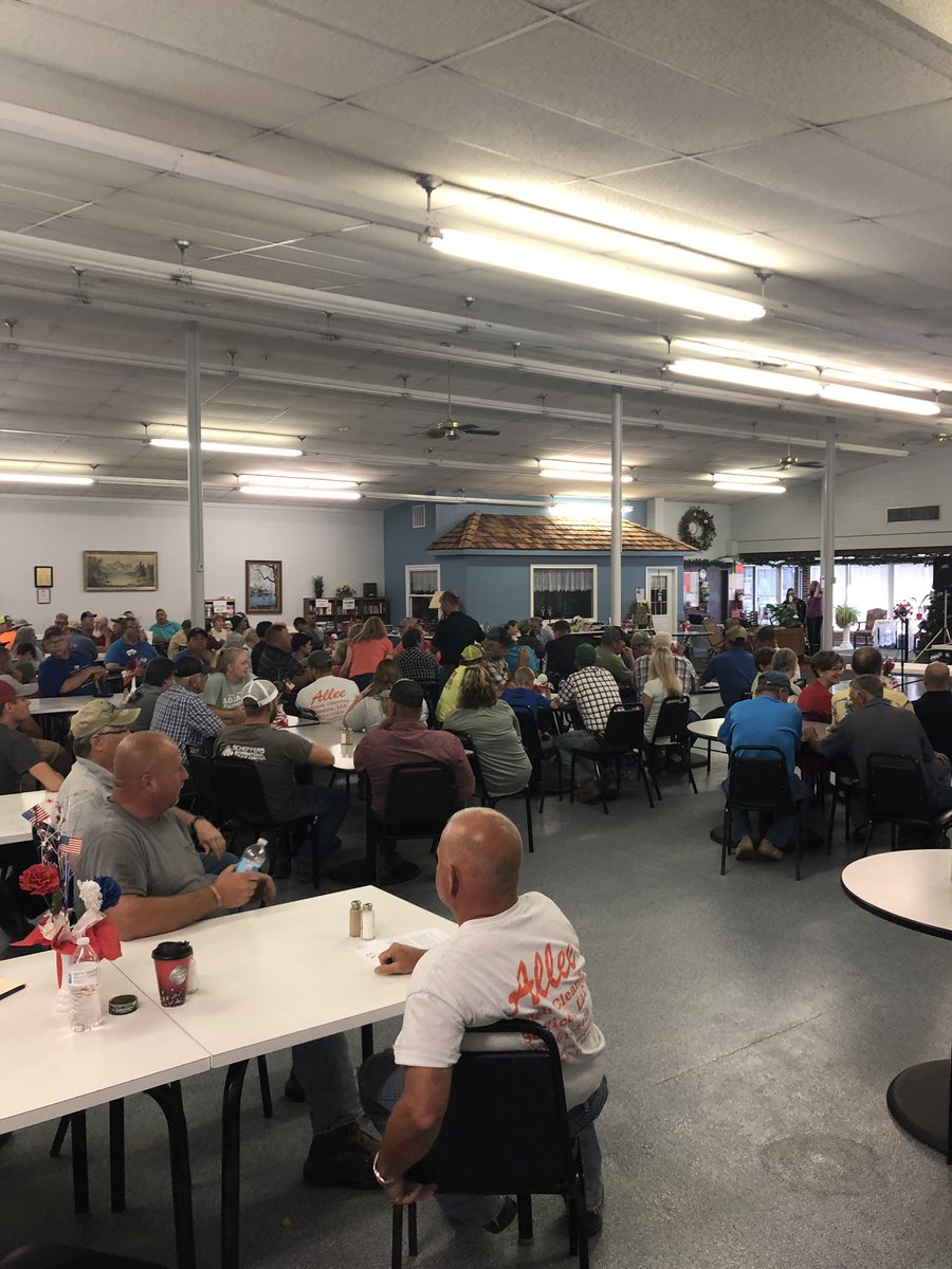 CaseyWasser's tweet photo. Over 100 farmers here to protect their family farming operations against the Moniteau County Health Boards proposed ordinance regulating livestock operations. https://t.co/xTXpzOAL7A