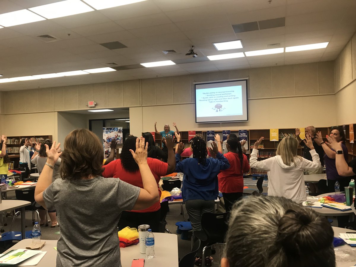 Comptoncubs's tweet photo. Amazing Action Based Learning at Compton! There is a direct link between physical activity and brain development. Teachers got great ideas to use in classrooms with more to come tomorrow. @CobbSchools @KidsFit_ABL  #ActionBasedLearning #comptoncubs #LovetoLearnHere https://t.co/ZsjL4IT6LR