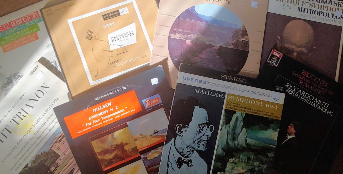 a growing record collection.