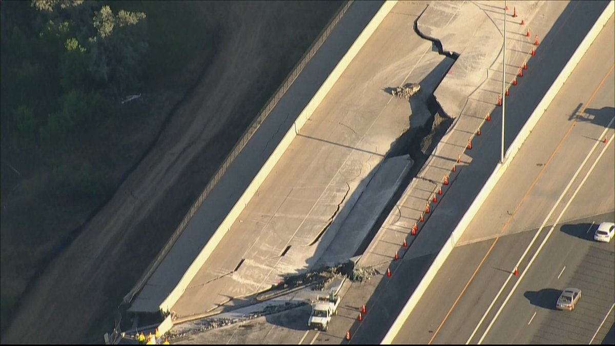 Highway 36 Collapses In Westminster