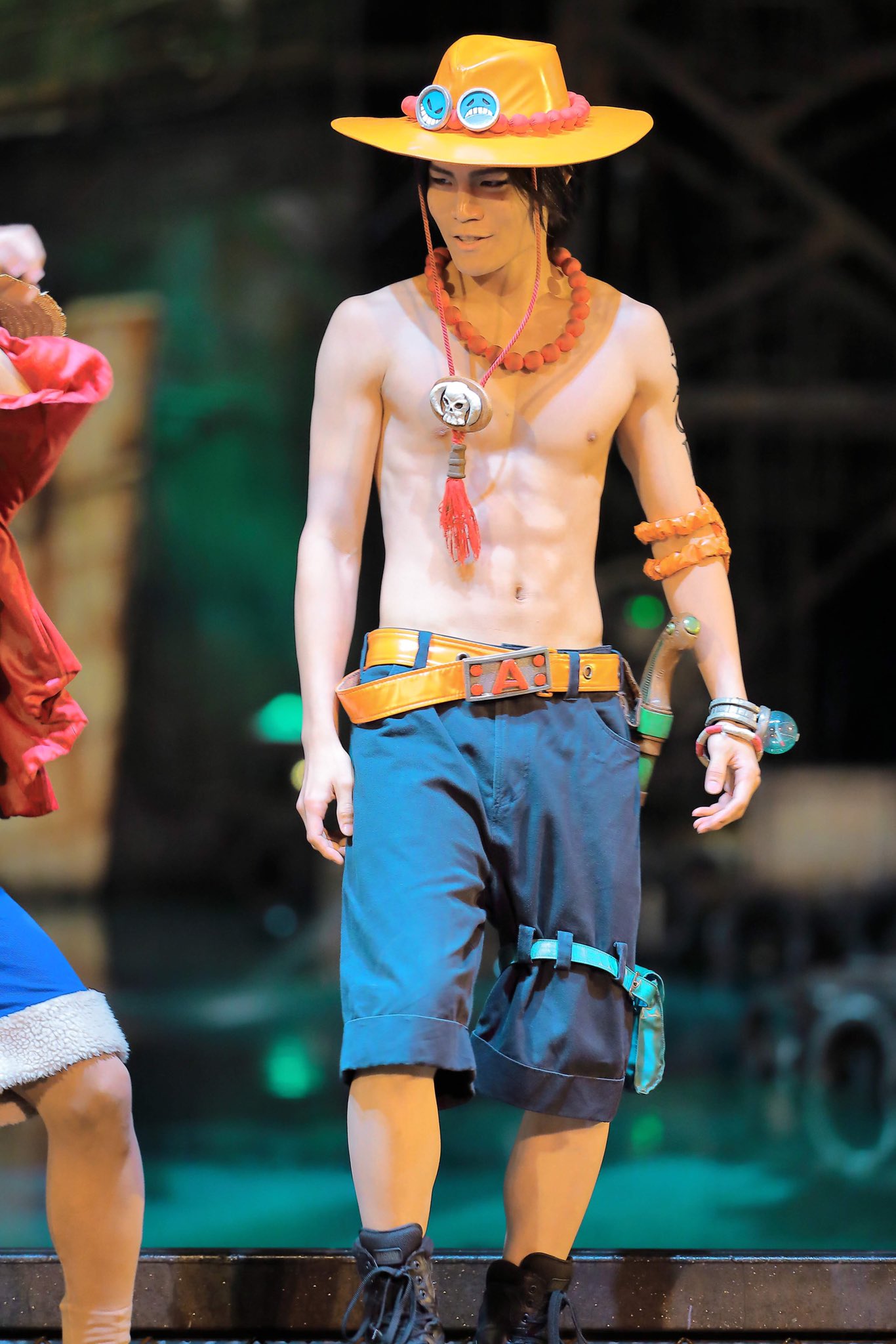 ワンピース ONEPIECE エース 帽子 USJ ONE PIECE 火拳のエース帽子