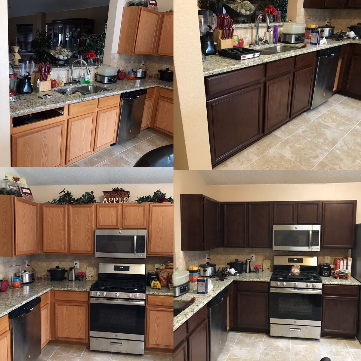 NEffective's tweet image. GOT FAKE WOOD CABINETS!NO PROBLEM.We can definitely make any type of cabinets look like wood and SAVE YOU MONEY.Give your Kitchen a beautiful Update by Painting your cabinets any color you would like without having to replace them.
  Smart N Effective Painting        817-714-0207