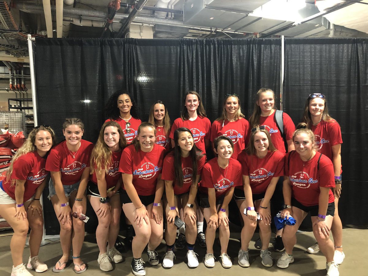 SOLCarpenterCup's tweet photo. Champs night! Look for us in about 20-30 minutes on the 1st base side of the field at the Phillies game! 🥎💪🏼 🏆 https://t.co/6Z4DuAB4nm