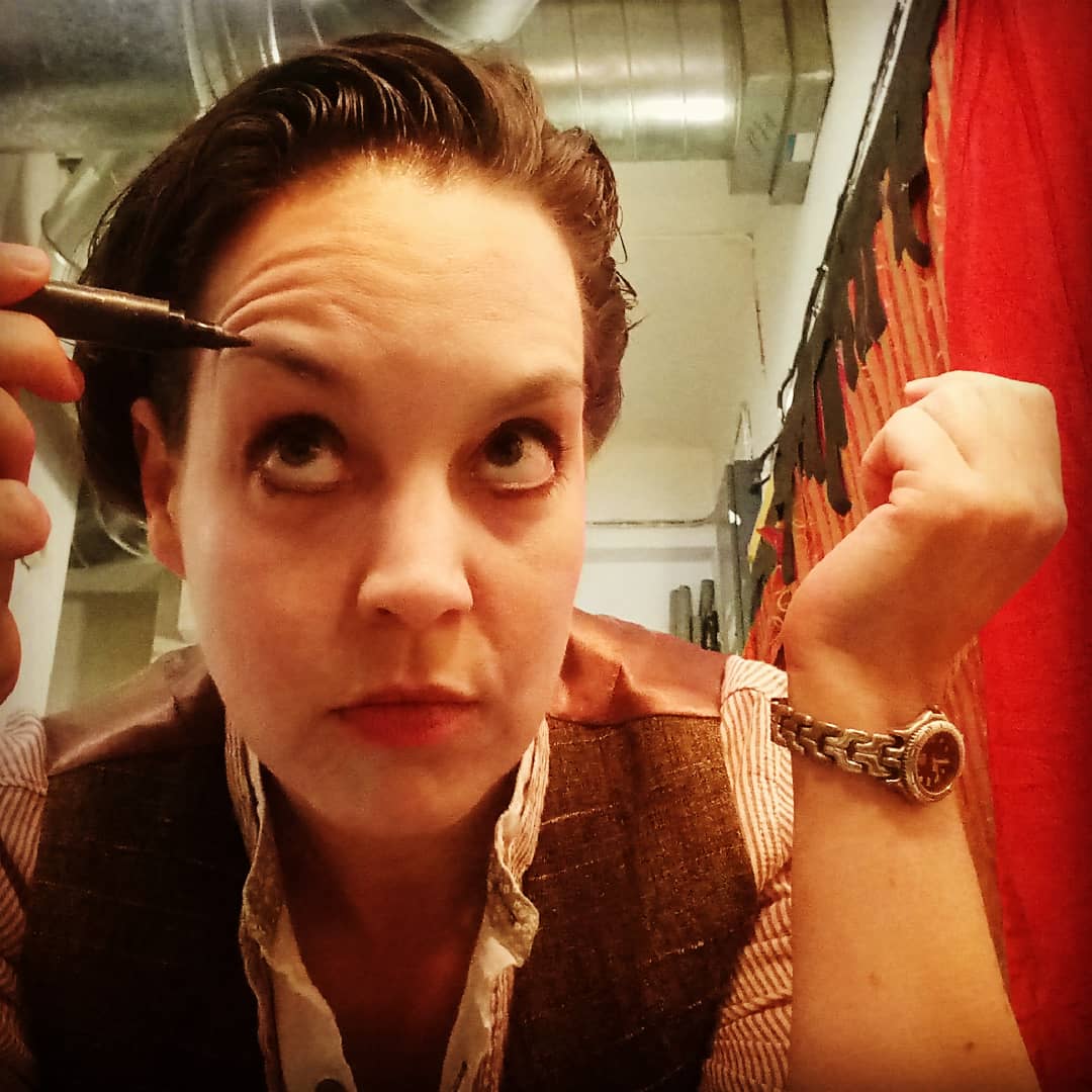 StrutsTheatre's tweet photo. Ready in 2 minutes #anactorprepares #actorsprepare #actor #actorslife #lifeonstage #lifeintheatre #lifeonstage #stage #theatre #theatrelife #backstage #greenroom #actorlife #actorlifestyle #actors #whoseeyelineristhisanyway https://t.co/ZH6ctzfI9B