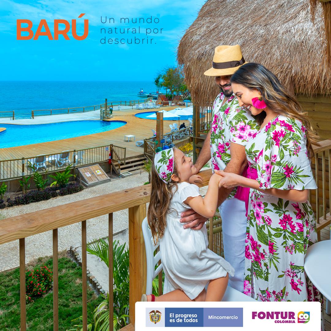 Visita islabaru.com.co y consulta la variedad de hoteles disponibles en Barú para tus vacaciones ☀️🐚
.
#baru #unmundonaturalpordescubrir #explorabaru #fontur #vacaciones #cartagena
