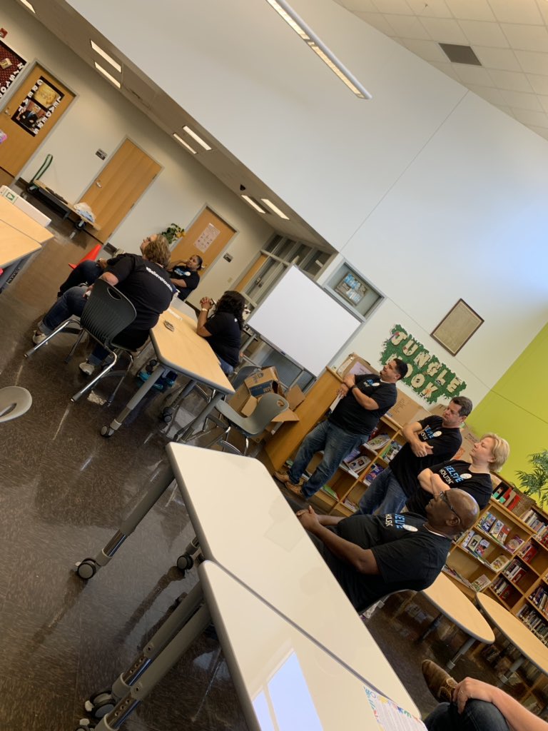 STXBiz's tweet photo. So excited to give back 🤗 #STXTakeover at Camp Adventure, volunteering! Follow us @BatStx for more #FunAroundSTX • #ATTgivesback• #STXSpeaks • #POWERCentral • #LifeatATT https://t.co/UPjW2nPLd1