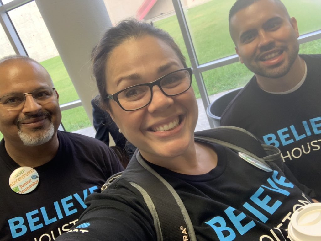 STXBiz's tweet photo. So excited to give back 🤗 #STXTakeover at Camp Adventure, volunteering! Follow us @BatStx for more #FunAroundSTX • #ATTgivesback• #STXSpeaks • #POWERCentral • #LifeatATT https://t.co/UPjW2nPLd1