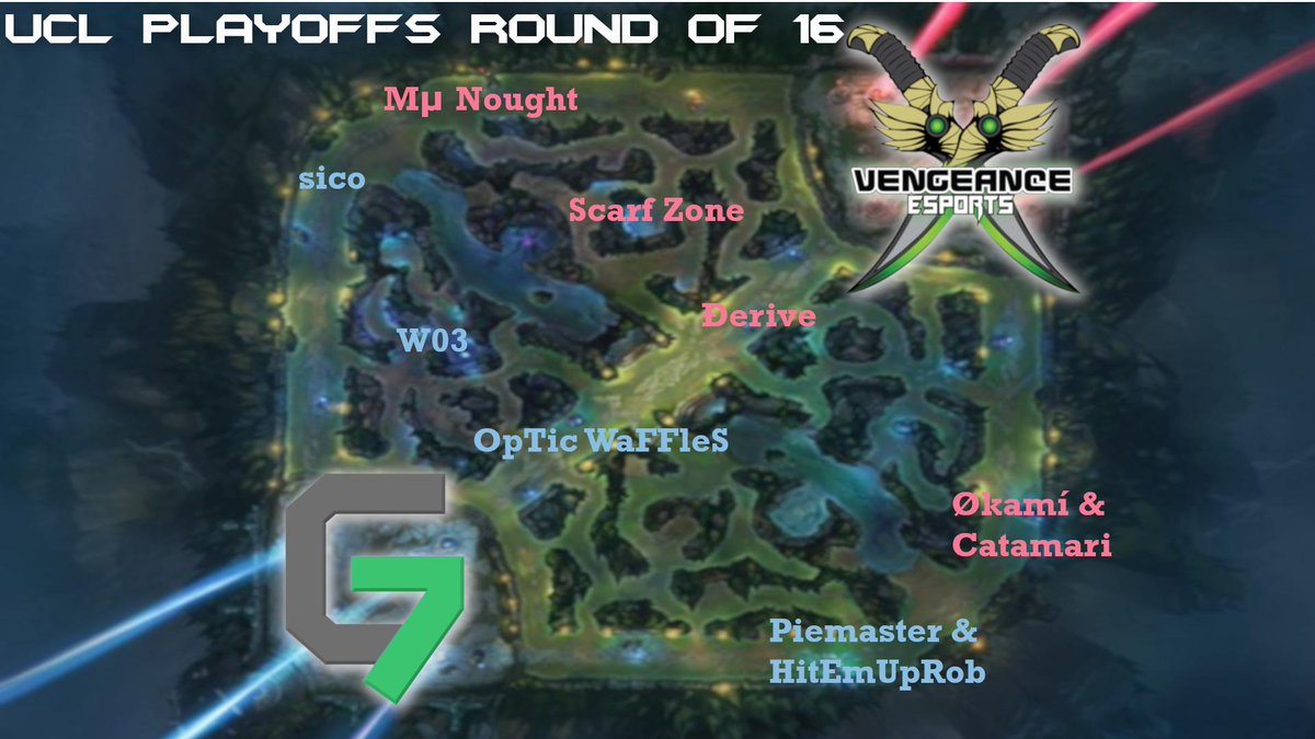 Tonight at 8pm Gang7 will be taking on <a href="/VengEsportsGG/">Vengeance Esports</a>  in the <a href="/UpsurgeGG/">UpsurgeGG</a> Contenders League Round of 16! Good luck to Vengeance Gold!