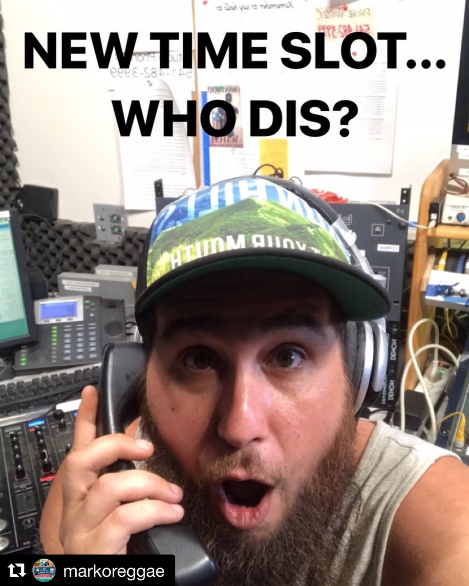 Marko is killing it in his new time slot! Be sure to change your calendar reminders from Sunday to Monday because you don’t wanna miss this mystic rootin tootin outlaw doing his thing!
We on the air✈️New time slot for Wild West Reggae Show on KSKQ 89.5 FM3-5 Mondays📅Tune in fam!