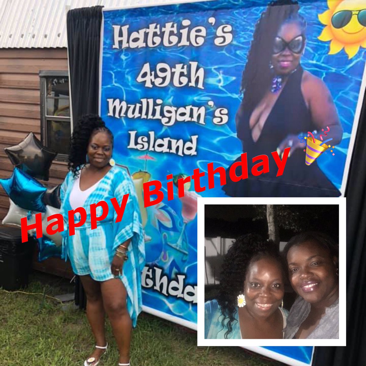 davisal2's tweet photo. Thanks for the invite to your amazing birthday bash! There was so much food, great music and dancing and best of all the laugher and love of family and friends!!!💃🏽🌺💃🏽🌺 Happy Birthday 🎊 https://t.co/n5E9Q3g2dT
