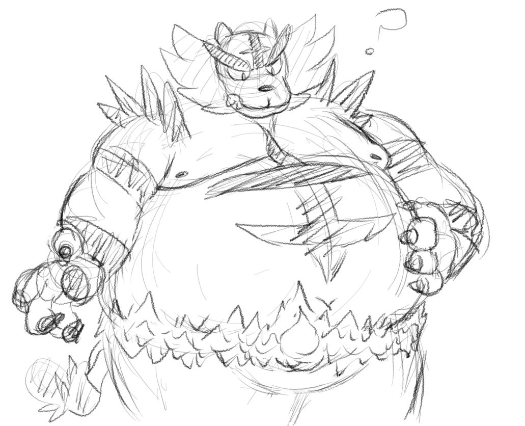 Fat incineroar requested by @badnoodledude! He actually came out pretty nice!