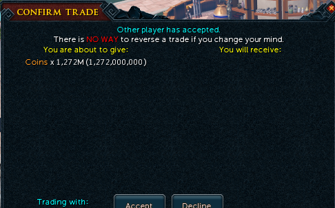 ZoonixSwaps's tweet photo. 240M OSRS -> 1272M RS3 https://t.co/Lb7qCiiPs9