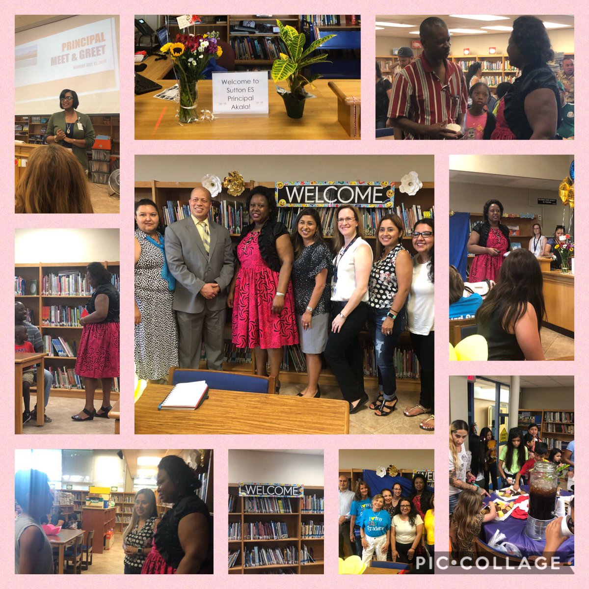 MolinaMmolina1's tweet image. Sutton Family welcomes Principal Akala!!! #suttonpride #welcome #meetandgreet 🐻💐