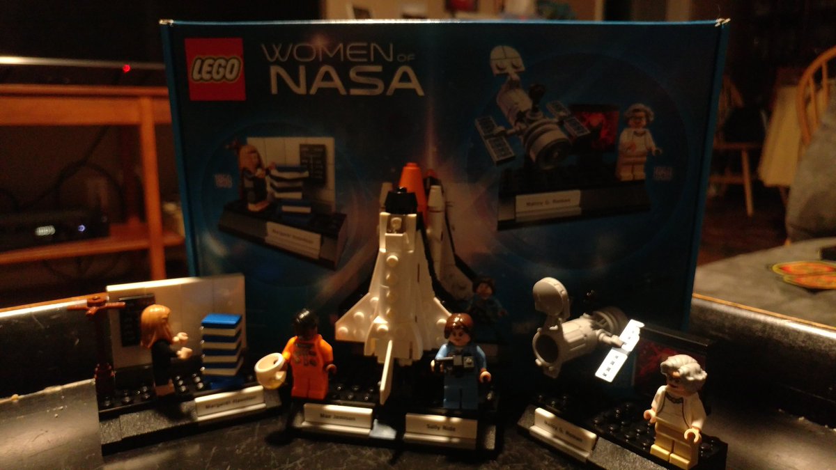 Teach4apurpose's tweet photo. My daughters worked so hard tonight! We might have stayed up past bedtime. #womenofnasa https://t.co/kBNfcdsqO2