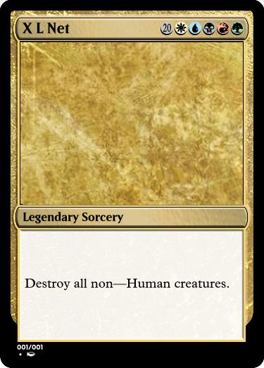 I've had so much fun with this magic card generator based on GPT2 https://t.co/p92HIcN46j, Here's the XLNet card, although maybe should be destroy all human creatures?!? I've had so much fun with this magic card generator based on GPT2 https://t.co/p92HIcN46j, Here's the XLNet card, although maybe should be destroy all human creatures?!?
