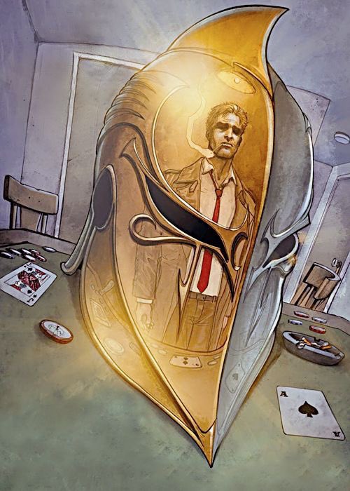 DCGeekForce's tweet image. #Crewcave
The Helmet Of Fate

The Helmet Of Fate hasn’t had a host In months. Kent Nelson has been freed from his bond with The Helmet and he has vow to NEVER put it on again. However,