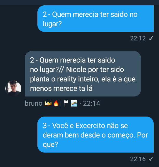 PsicaBrooke's tweet photo. @planteumbruno foi um dos eliminados de quinta e com seu jeito " Bruno de ser ", ele soltou o verbo em nossa entrevista. 
" joguei com humildade e lealdade "
" ela sempre foi essa sonsa e fracassada " 

#Friends4 
@Friendsreality
@Ricksantosof https://t.co/9o1nxuUZww