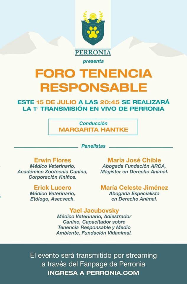 DRPREYES's tweet photo. Recuerden que hoy a las 20:45 hay foro #tenenciaResponsable en https://t.co/j8pIc4asc7 RT
@AMattaAbad @botaspuesta @giovannademaria @Sanfeliu @AnimalParaiso @fundCeba @celestejim https://t.co/MvGF0fzi8W