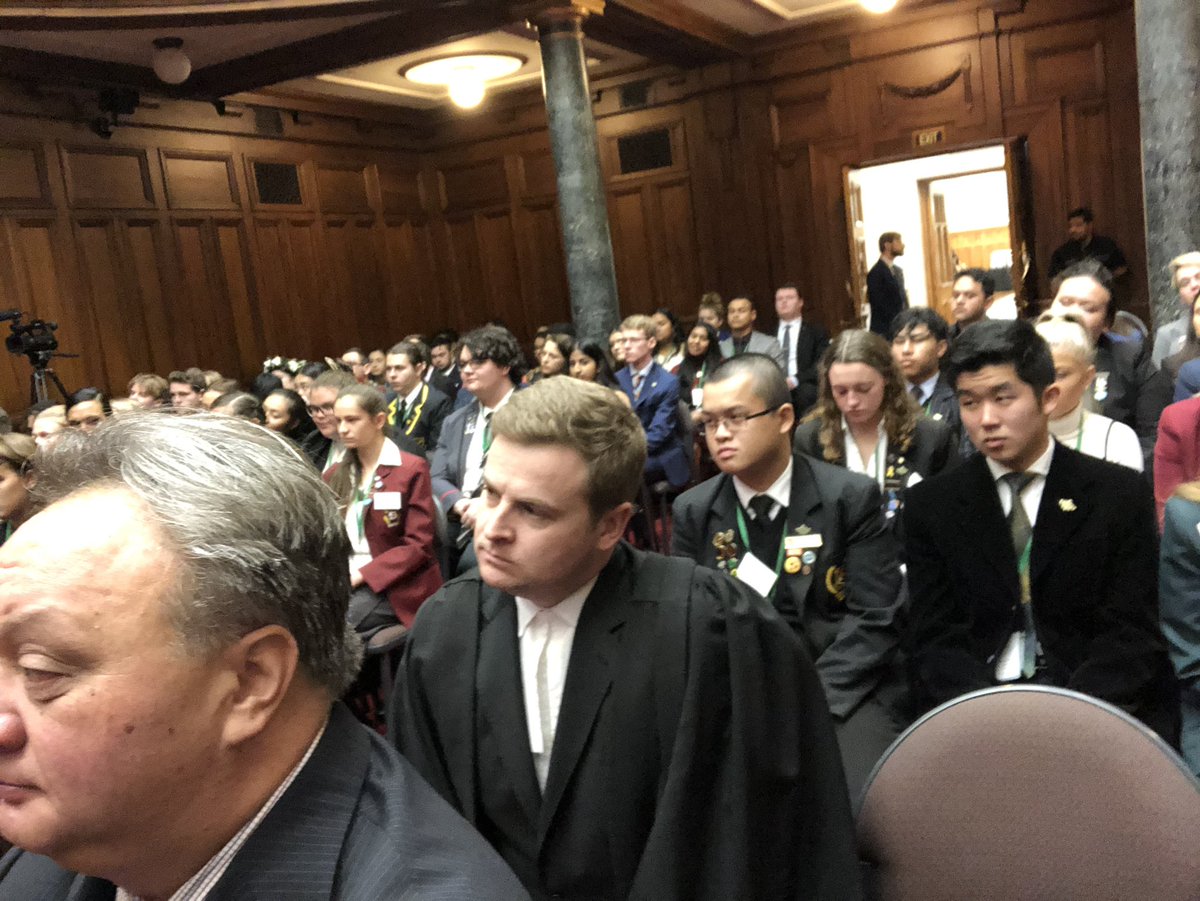 Excellent and informative welcome to our 120 Youth MPs (and Youth Press Gallery) by the Governor-General, Speaker, <a href="/simonjbridges/">Simon Bridges</a>, Te Tai Tonga’s Youth MP and others in the Legislative Council Chamber this morning. <a href="/NZYP19/">Youth Parliament NZ</a> <a href="/GovGeneralNZ/">Governor-General NZ</a> <a href="/NZParliament/">NZ Parliament</a> <a href="/HamiltonPress/">Hamilton Press</a> <a href="/HamiltonNZ/">Hamilton News</a>