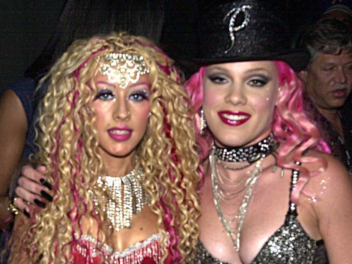 Even though they've made amends since then, Aguilera had a feud with P!nk in the early-mid 2000s as she demanded to sing the most lines on "Lady Marmalade". She also swung at P!nk at a club.
