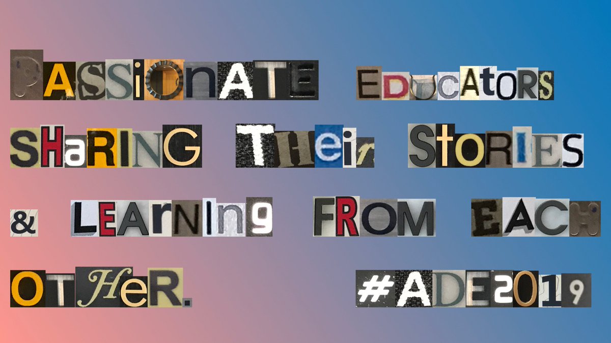 Just one way to sum up all the amazing educators at #ADE2019 and why I’m so lucky to be included! #AppleEDUchat #EveryoneCanCreate. “Passionate educators sharing their stories and learning from each other.“ <a href="/AppleEDU/">Apple Education</a>