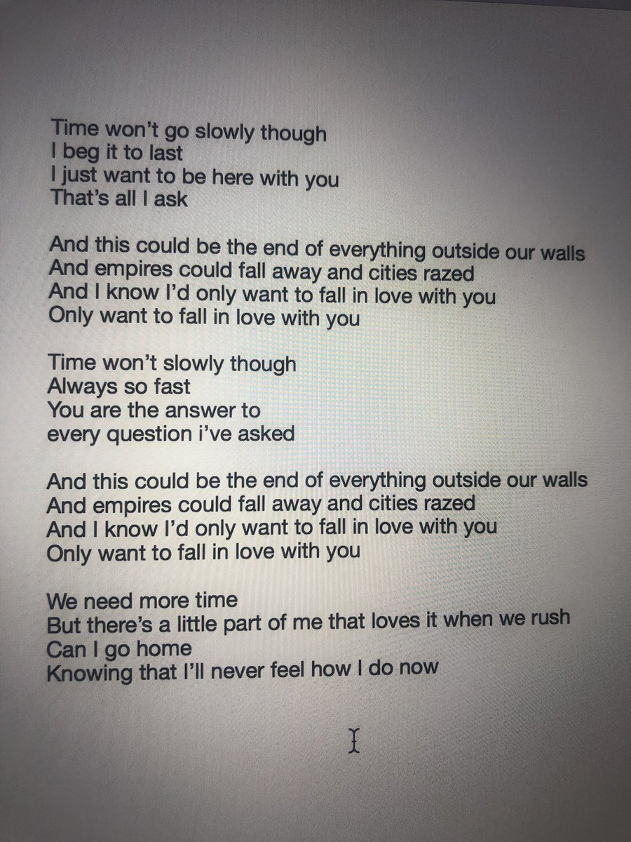 Gary Lightbody Saw Some Folks Discussing The Lyrics To Time Won T Go Slowly On Here So I Thought I D Put Them Up Currently Setting Up A Lyrics Page On The