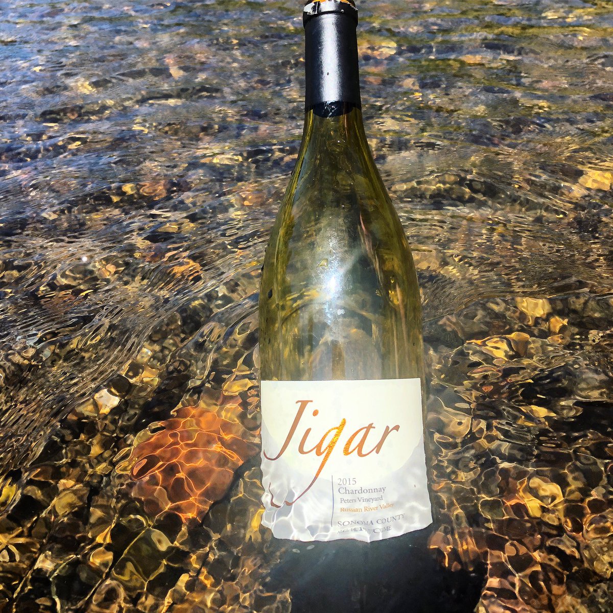 jigarwines's tweet photo. Were keeping cooled off today in the Russian River, an excellent place to chill your Chardonnay!! How are you guys beating the heat? https://t.co/I2r6lcW7hc